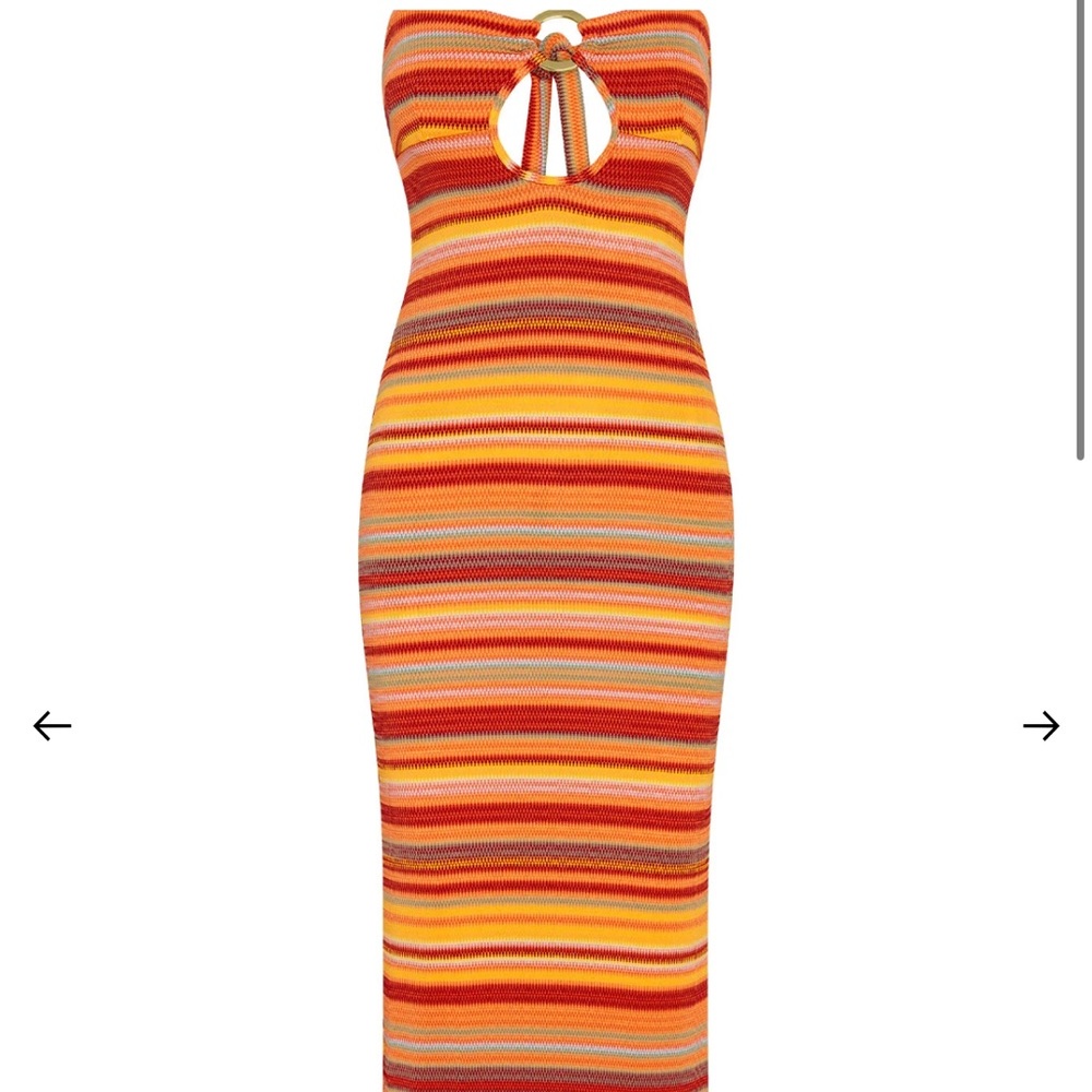 Monday Swimwear MONTEGO BANDEAU DRESS - SARDINIA STRIPE